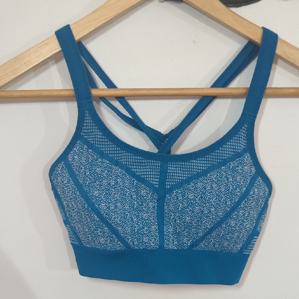 Blue Women's Sports Bra